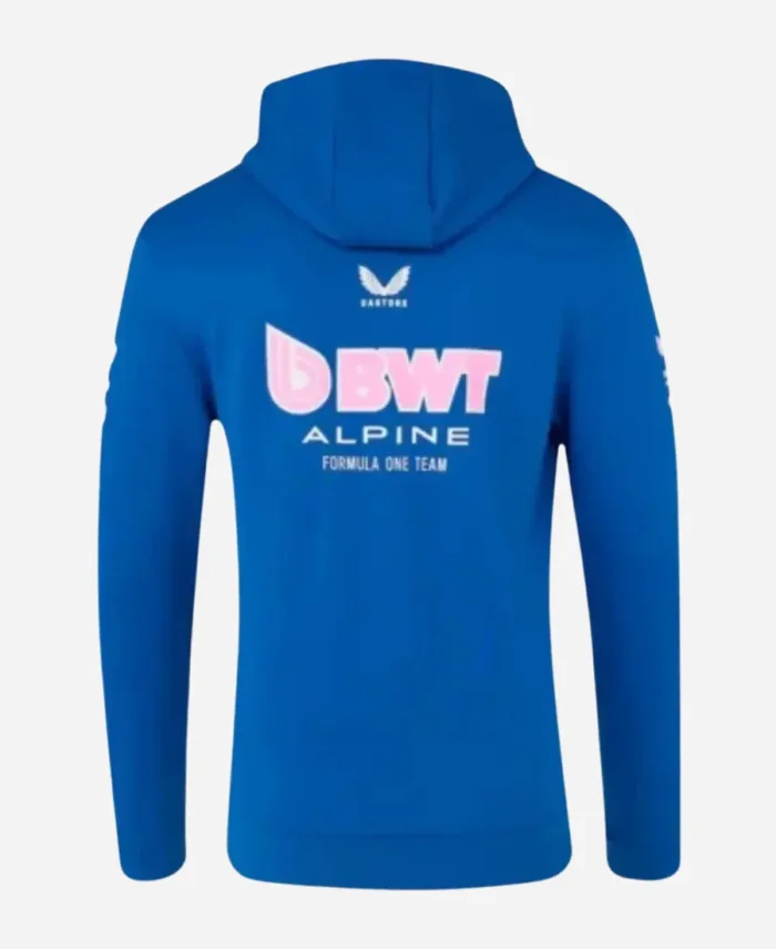 Alpine F1 Team 2025 Pull on Blue Pullover Hoodie For Unisex