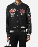 Amiri Logo-Patch Letterman Jacket