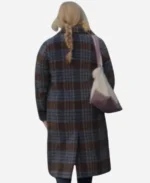 Amy Schumer Kinda Pregnant 2025 Plaid Coat