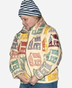 Amy Schumer NYC 2025 Sea Colorful House Print Jacket For Sale