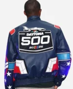 Anthony Mackie NASCAR Cup Series Daytona 500 Leather Jacket