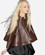 Anya Taylor-Joy The Drew Barrymore Show Leather Jacket