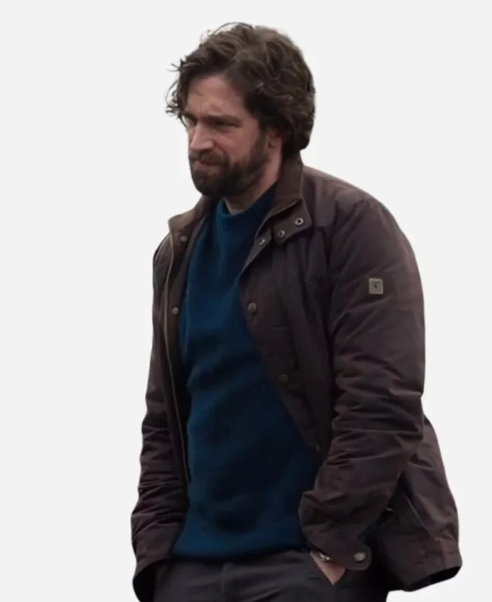 Bad Sisters S02 Owen McDonnell Brown Jacket