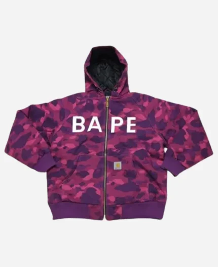 Bape X Carhartt Camo Jacket