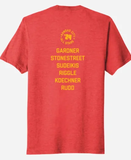 Big Slick Kansas City Red T-Shirt For Sale