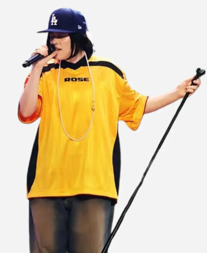 Billie Eilish Los Angeles Yellow Oversized Jersey