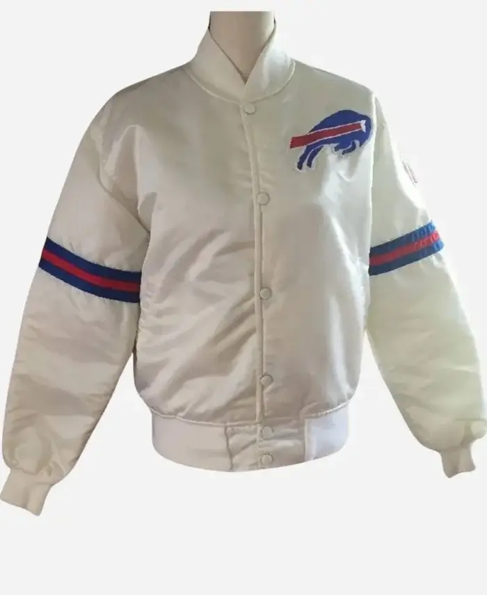 Buffalo Bills Satin Varsity Jacket