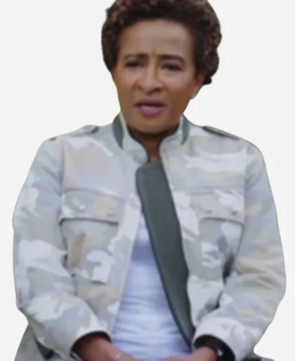 Celebrity IOU S08 Wanda Sykes Grey Camo Jacket