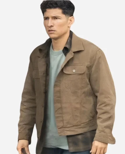 Danny Ramirez Movie Captain America Brave New World 2025 Joaquin Torres Brown Cotton Jacket
