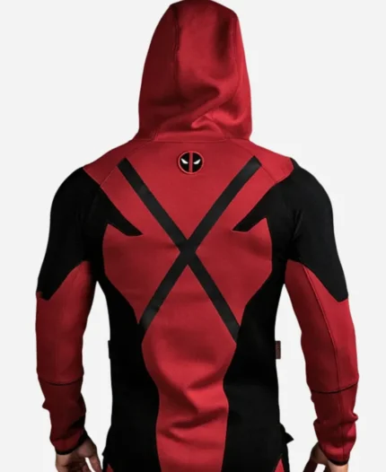 Deadpool Red Zipper Hoodie