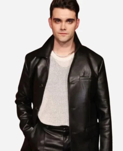 Anthony Pyatt Descendants Premiere Black Leather Jacket