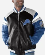 Detroit Lions Home Team Leather Jacket