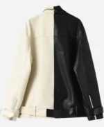 Divighn The Voice S27 Two Tone Leather Moto Jacket