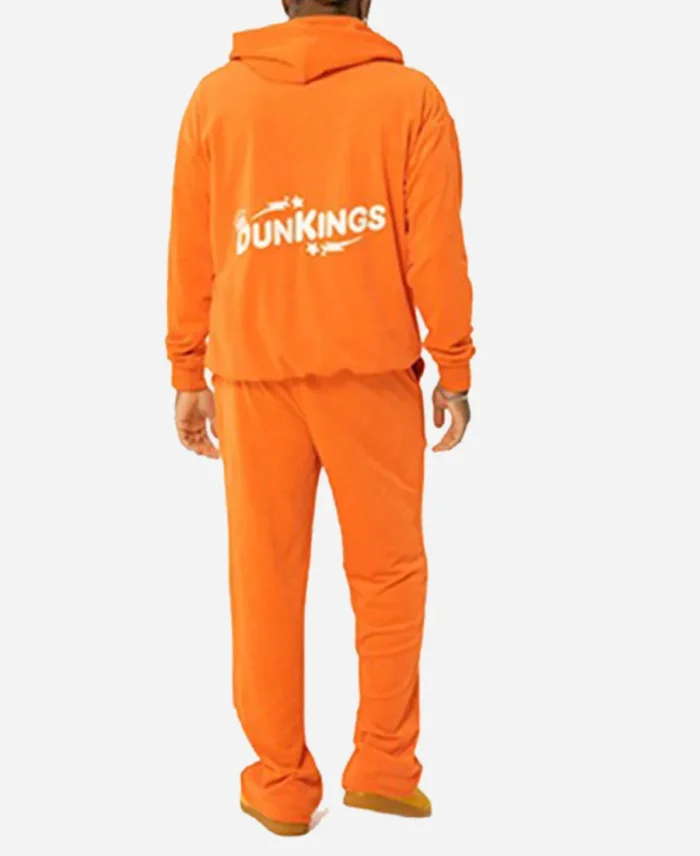 Dunkin x Juicy Couture Collab DunKings 2025 Orange Tracksuit