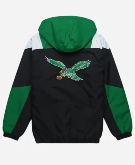  Eagles Starter Half-Zip Pullover Hooded Jacket For Unisex