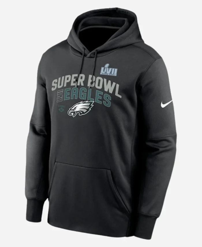 Eagles Super Bowl Black Pullover Hoodie For Unisex