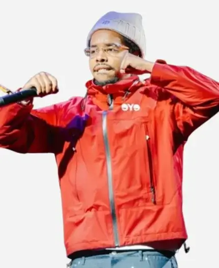 Earl Sweatshirt Camp Flog Gnaw Red Jacket