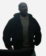 Beverly Hills Cop Axel F Eddie Murphy Black Hooded Jacket