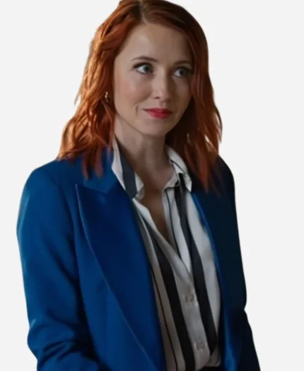 Emily Tennant The Wish Swap 2025 Blue Suit