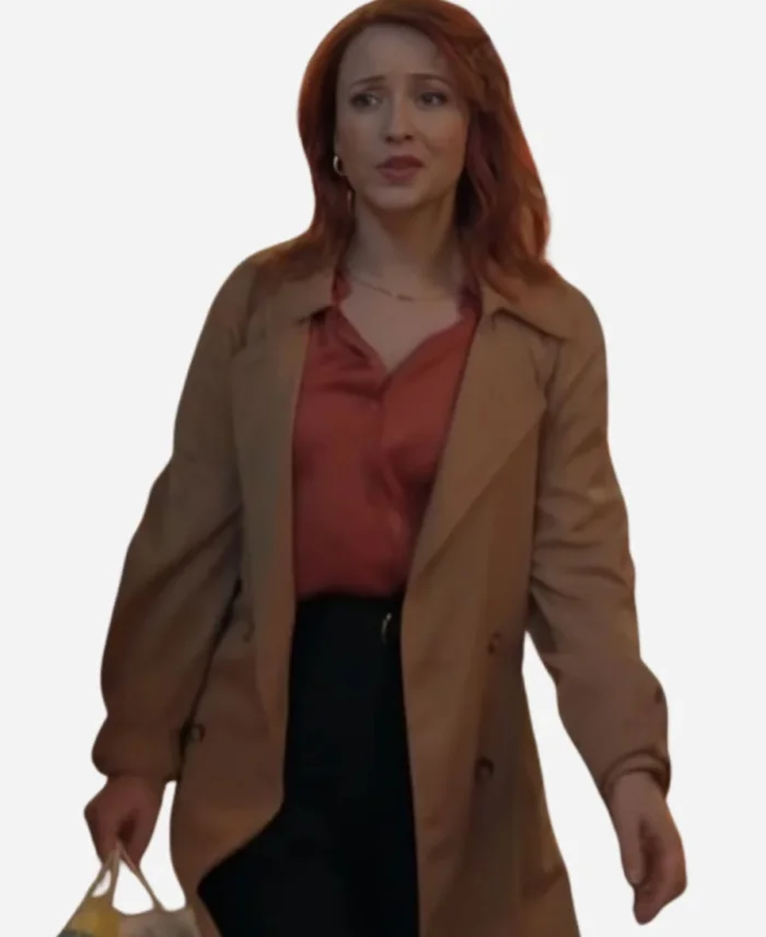 Emily Tennant The Wish Swap 2025 Brown Coat