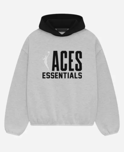 Fear Of God Essentials Fever Pullover Grey Hoodie