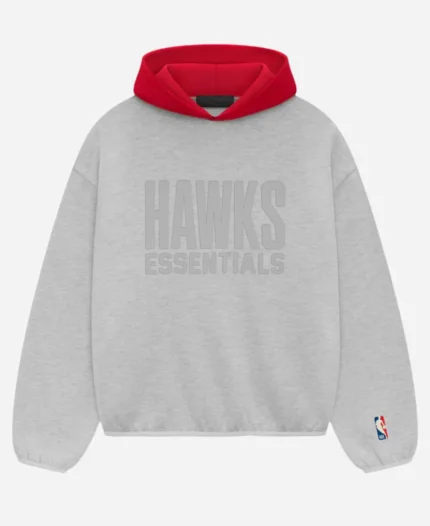 Fear Of God Essentials Hawks Grey Pullover Hoodie