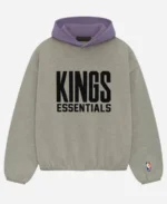 Fear Of God Essentials Kings Pullover Grey Hoodie