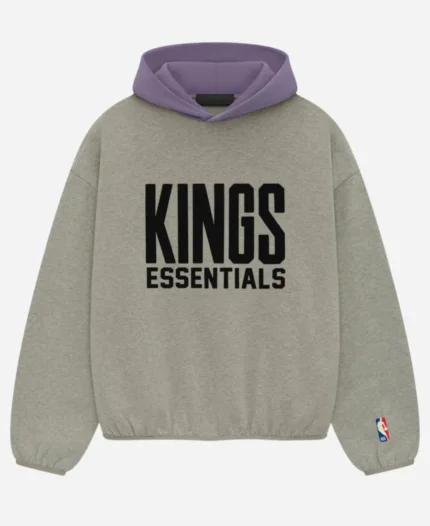 Fear Of God Essentials Kings Pullover Grey Hoodie
