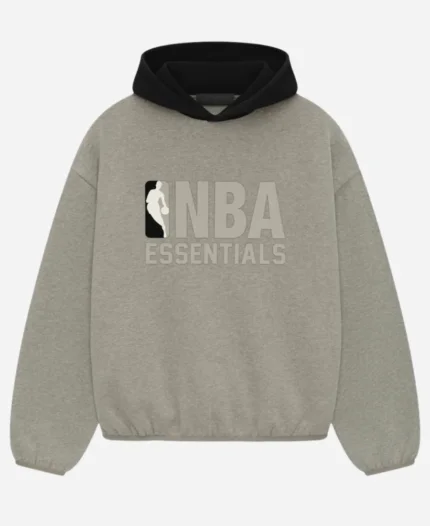 Fear Of God Essentials NBA Grey Pullover Hoodie