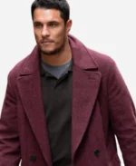 Staz Nair Virdee 2025 Harry Virdee Purple Trench Coat