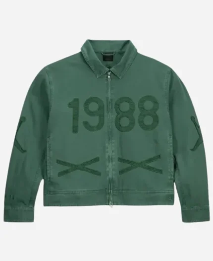 Jayson Tatum Jordan X Nina Chanel Abney 1988 Green Jacket For Sale