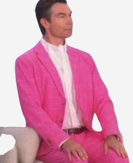Jerry O’Connell The Talk Pink Check Suit For Sale