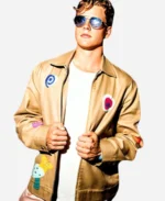 Spring Summer Paris Fashion Week Joe Burrow Brown Jacket For Sale