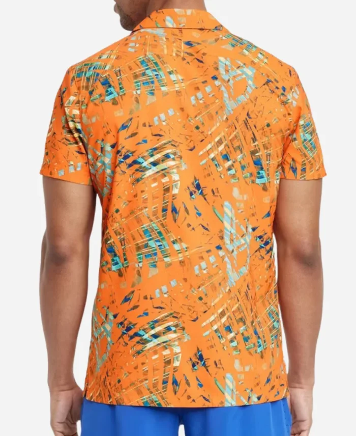 Joey Leveille Orange Printed T-Shirt