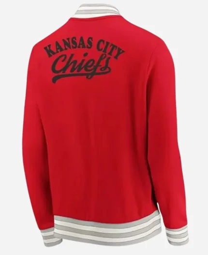 Kansas City Chiefs Full-Zip Red Varsity Jacket