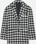 Kate Hudson Houndstooth Tweed Blazer