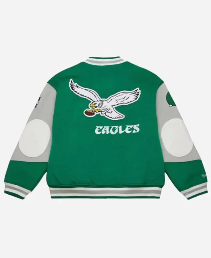 kevin Hart NFL Eagles Green Varsity Jacket
