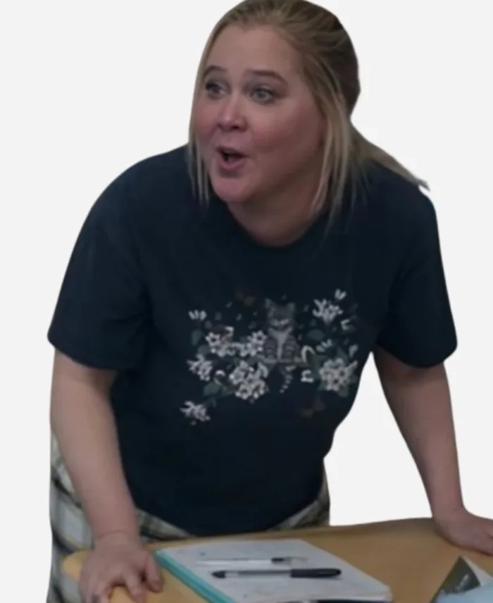 Amy Schumer Blue Graphic T-Shirt