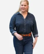 Amy Schumer Blue Denim Suit