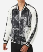 Kold x Windy S02 Colorblock Paisley Print Bomber Jacket