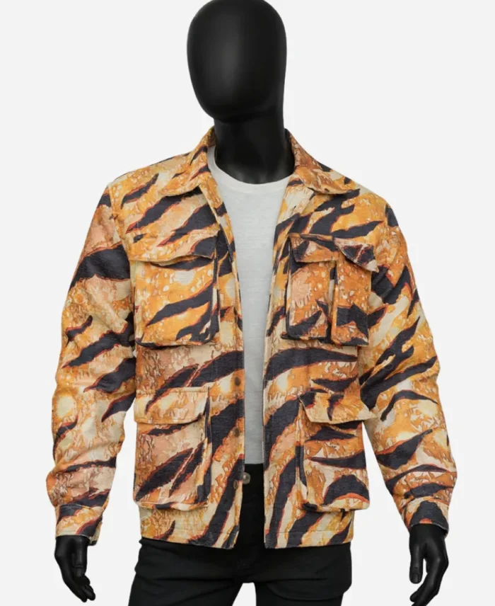 TV Series Love Island USA Season 06 Kordell Beckham Tiger Print Jacket