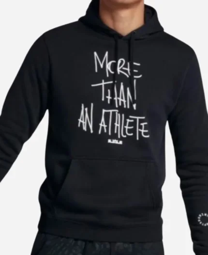 LeBron James More Than An Athlete Black Pullover Hoodie