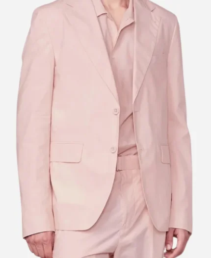 Live with Kelly and Mark Ryan Reynolds Pink Single Breasted Blazer