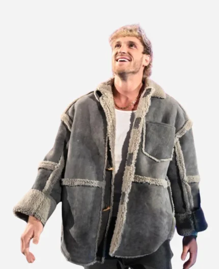Logan Paul Monday Night RAW Shearling Jacket