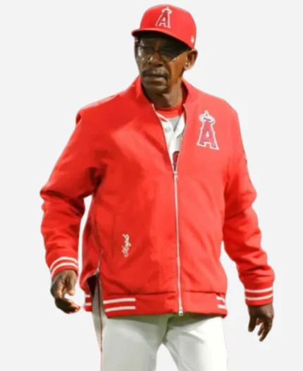 Los Angeles Angels Full-Zip Red Bomber Jacket For Sale