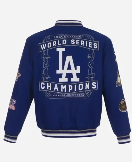 LA Dodgers World Series Champion Blue Bomber Jacket