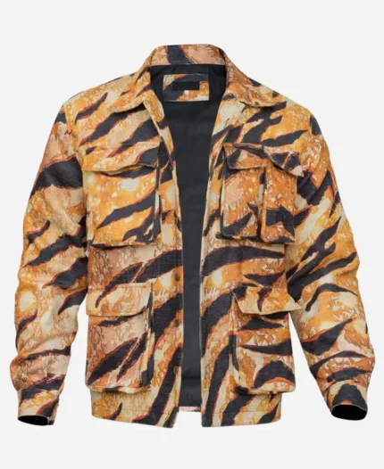 Kordell Beckham Love Island USA S6 Tiger Print Jacket