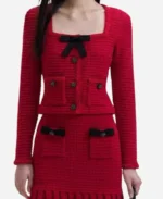 Maddie Sweet Tv Series Magnolias Season 04 JoAnna Garcia Swisher Red Bow Cardigan