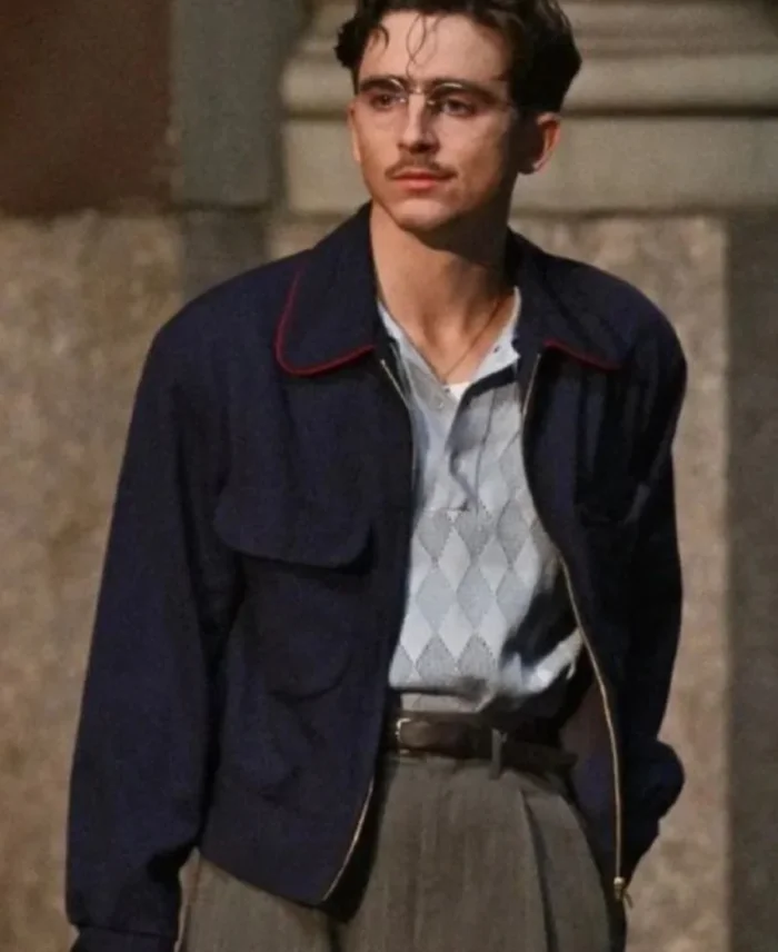 Marty Movie Marty Supreme 2025 Timothée Chalamet Blue Jacket