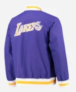 Mitchell & Ness Los Angeles Lakers Warm Up Bomber Jacket
